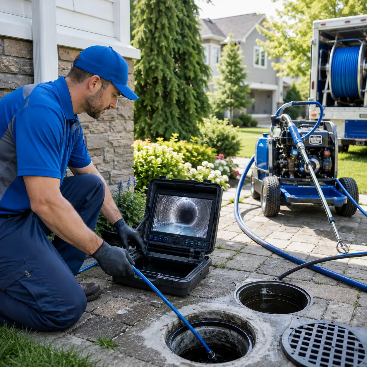 Outdoor drain cleaning professionals serving North East, PA